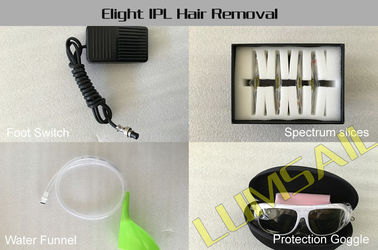 E enciende la máquina del retiro del pelo del IPL para el retiro permanente del pelo del cuerpo de las mujeres/de los hombres