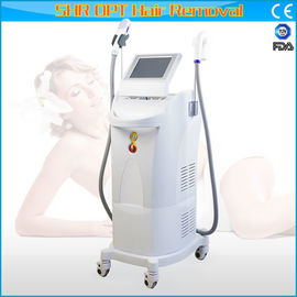 Sistema dual de la máquina SHR del retiro del pelo del laser de Handpiece IPL para las mujeres/los hombres