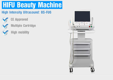 Máquina enfocada de intensidad alta de la belleza del ultrasonido HIFU para el tratamiento de la cara en salón de belleza