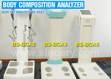 Equipo vertical del analizador de composición del cuerpo humano del segmento para la prueba sana de la clínica