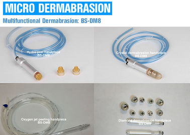 Cristal/diamante/máquina hidráulica de Microdermabrasion, máquina facial de Microdermabrasion