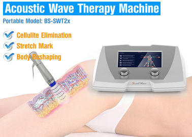 Las celulitis reducen el tratamiento sin dolor de la alta energía de la máquina de la terapia de la onda acústica