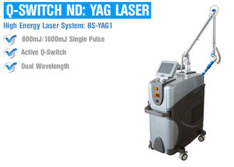 Máquina de c4q conmutado del laser del ND YAG de Pico de la máquina multifuncional del laser para el retiro de la peca del tatuaje