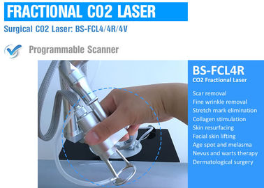 Pele volver a allanar la máquina fraccionaria del laser del CO2 para volver a allanar de la epidermis/la reducción de la arruga