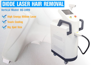 equipo permanente del retiro del pelo de la máquina del laser del diodo 810nm con el panel de control colorido de la pantalla táctil