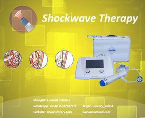 Máquina trasera excelente de la terapia de la onda de choque del alivio del dolor ESWT, máquina de la fisioterapia de la onda de choque