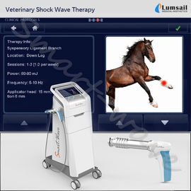 Fisioterapia equina extracorporal veterinaria de la máquina de la onda de choque para los pequeños animales domésticos