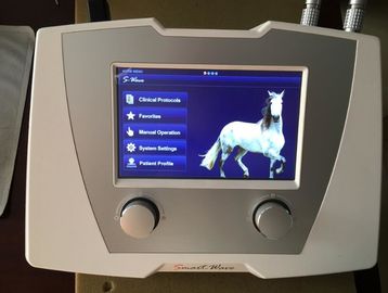 Equipo equino veterinario de la máquina de la onda de choque para el color del blanco de los perros/de los caballos