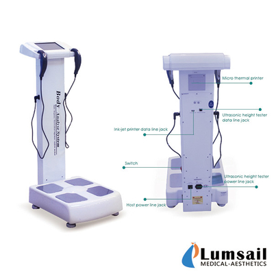 Analizador de composición del cuerpo para la prueba de la diagnosis de la salud/la medida de cuerpo entero de la tarifa de agua