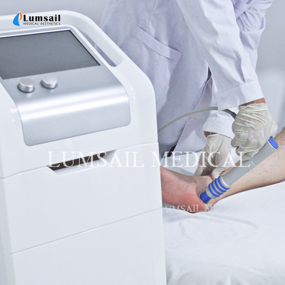 Máquina de la terapia de la onda de choque del alivio del dolor ESWT de la rodilla de la pierna