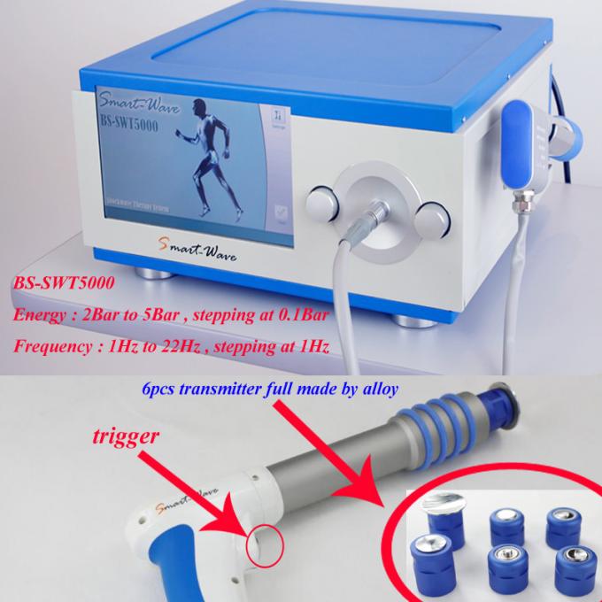 Máquina de la onda expansiva de la certificación de la onda expansiva del alivio del dolor de la máquina de la terapia de la onda de choque del compresor de aire FDA
