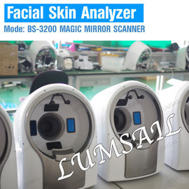 Seis máquinas del análisis de la piel del espectro con el espejo mágico de la cámara del px de los 20M para el salón de belleza