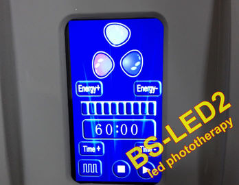 Sistema de refrigeración por aire dispositivo de la terapia de la luz azul y roja del LED para las líneas finas de la eliminación