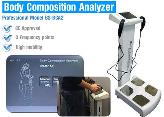 Máquina del análisis de la composición del cuerpo de la pantalla táctil, máquina del porcentaje de las grasas de cuerpo
