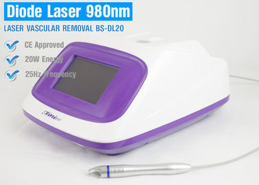 Máquina portátil del retiro del laser de la pantalla táctil 980nm para las varices/el tratamiento del acné