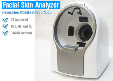 Auto - peso ligero de la máquina del análisis de la piel del análisis con el sistema ULTRAVIOLETA de la voz