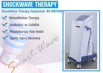 Máquina de la terapia de la onda acústica de 6 transmisores para el tratamiento de las celulitis/la nueva formación del cuerpo