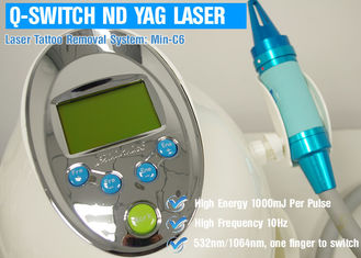 Máquina de c4q conmutado del retiro del tatuaje del laser del ND YAG, máquina del cuidado de piel sin dolor