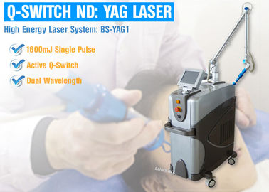 Máquina de c4q conmutado potente del laser del ND YAG Pico para la pigmentación con el tratamiento 1064 del laser 