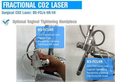 máquina fraccionaria del laser del CO2 10600nm para el tratamiento vaginal del ajuste/de la piel
