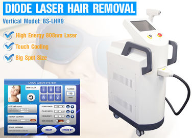 máquina del retiro del pelo del laser de la máquina IPL del laser del diodo 810nm con el tacto que refresca AC220V - 240V