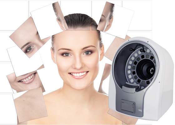 poro facial de la piel de la máquina de prueba de la piel 3D, arruga, puntos, dispositivo del análisis del acné
