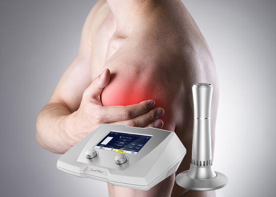 Máquina electromágnetica de la terapia de la onda de choque de la parte radial ESWT para lesión de los deportes del alivio del dolor