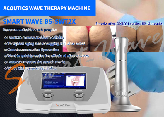Eficacia alta de la máquina del tratamiento de las celulitis del dispositivo de la terapia de la onda de choque del salón de belleza
