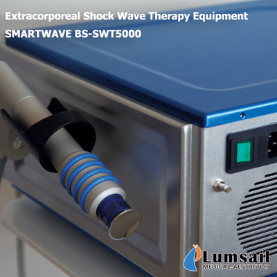 Alivio del dolor elegante de la terapia de la onda de choque de la fisioterapia de Pnumatic de la onda en azul
