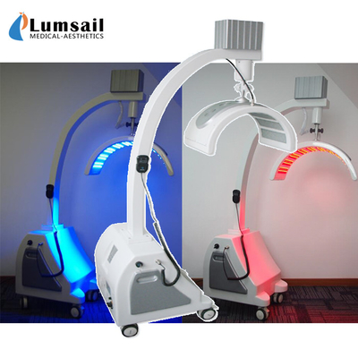 Dispositivos multi de la terapia de la máquina de la terapia de la luz del fotón de la función, azul y roja de la luz