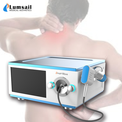 Fisioterapia física de la máquina de la terapia de la onda de choque del dolor de espalda ESWT