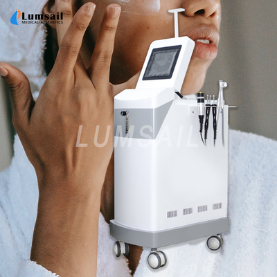 Máquina facial del oxígeno hiperbárico de la microonda del acné que calma con la pluma del vacío