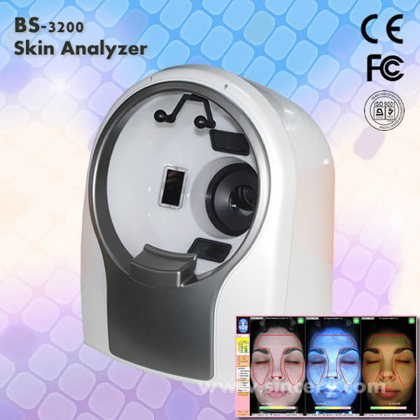 Máquina facial de la lupa del analizador de la piel 3D con 1/1.7&quot; dispositivo de la sensibilización del CCD
