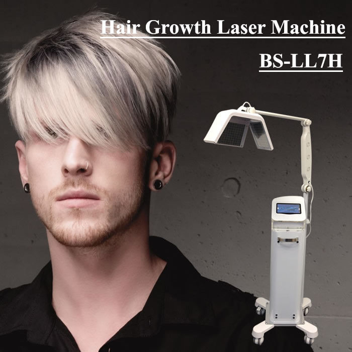 Energía baja de la máquina 650nm del crecimiento del pelo del laser de BS-LL7H ajustable
